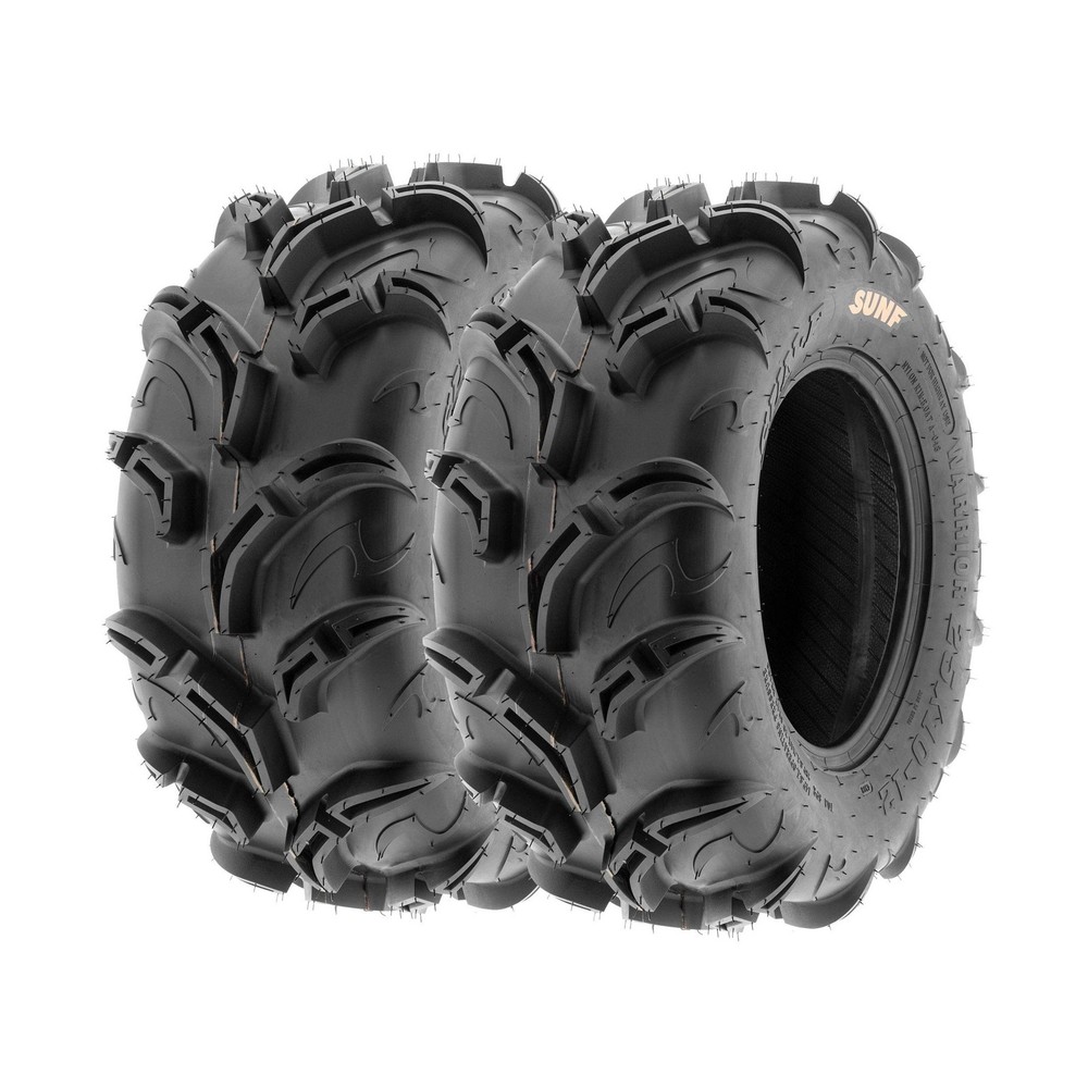 Pair of 2 SunF Warrior AT 26x11-12 ATV UTV Mud & Trail Tires, 6 PR, Tubeless ...