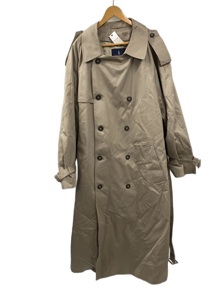 London Fog Trench Coat/46/Cotton/Beg 3944