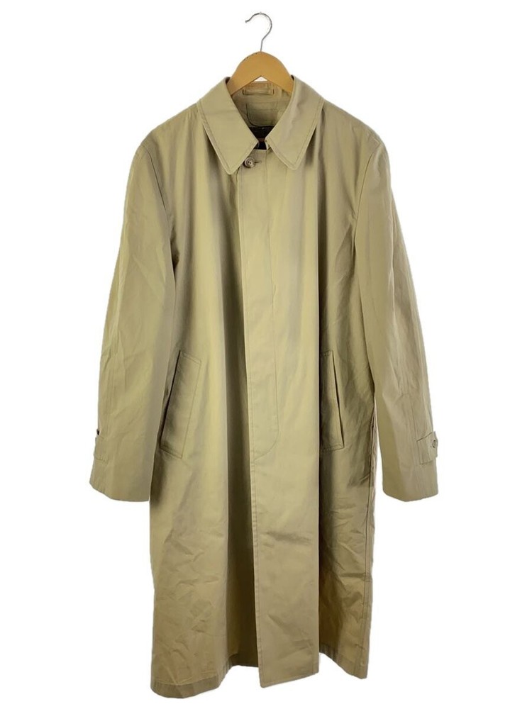 London Fog Trench Coat/42/Polyester/Beg/005752/Neck Stains 2733