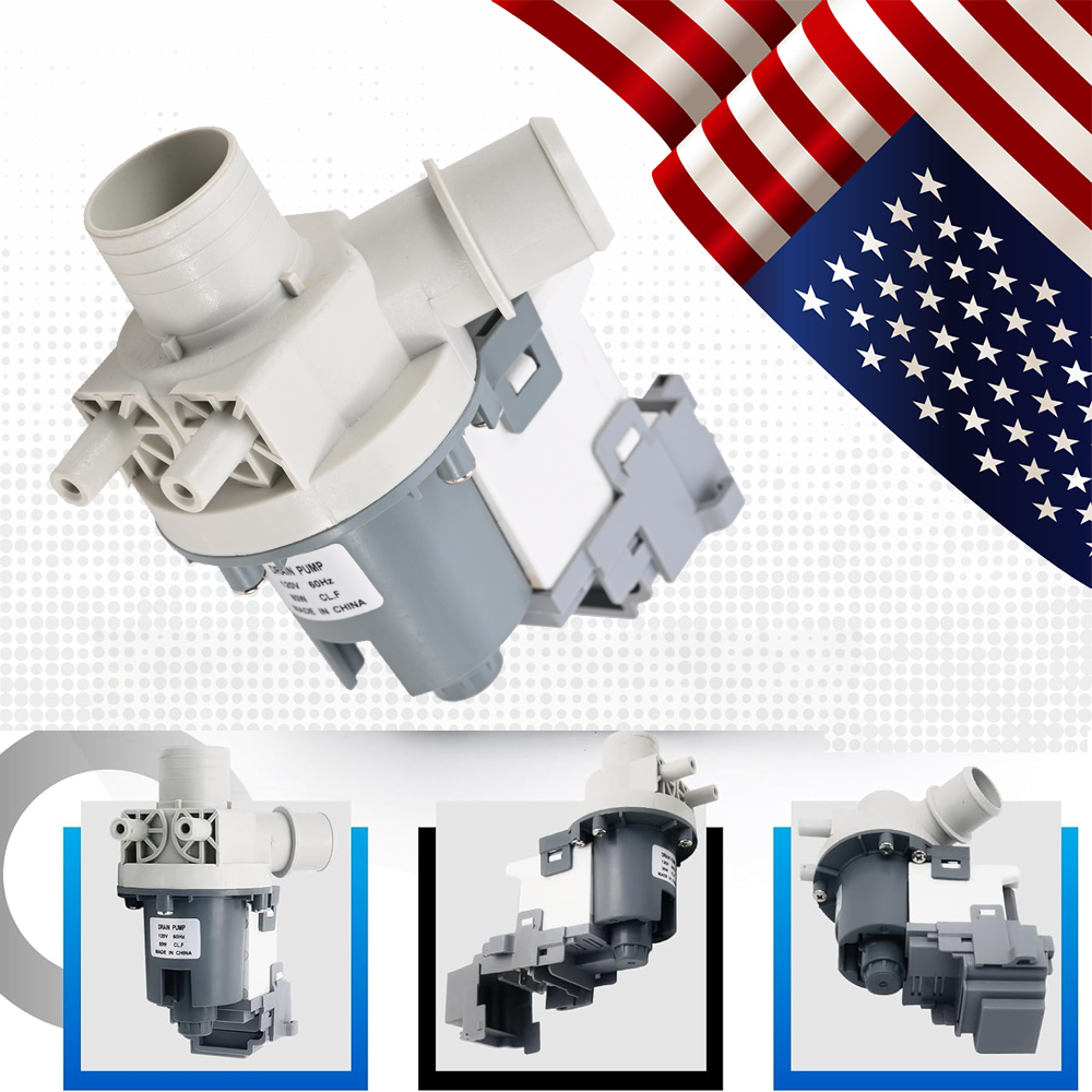 DP040-012 Drain Pump Replacement for LG WT1201CV WT1201CW WT4870CW Washer Drain