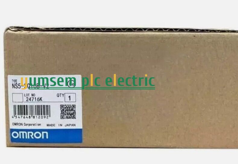 Omron NS5SQ10BV2 5-inch HMI touchscreen display for industrial automation