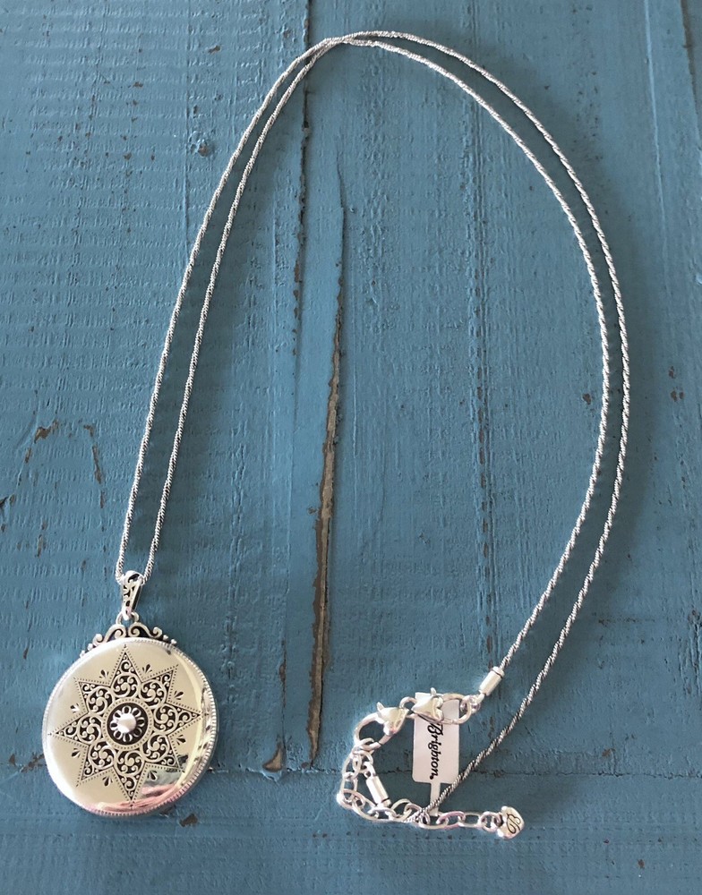 Brighton Etoile Snowflake Convertible Locket Necklace JL9190 NWT ✨🩶  18-38