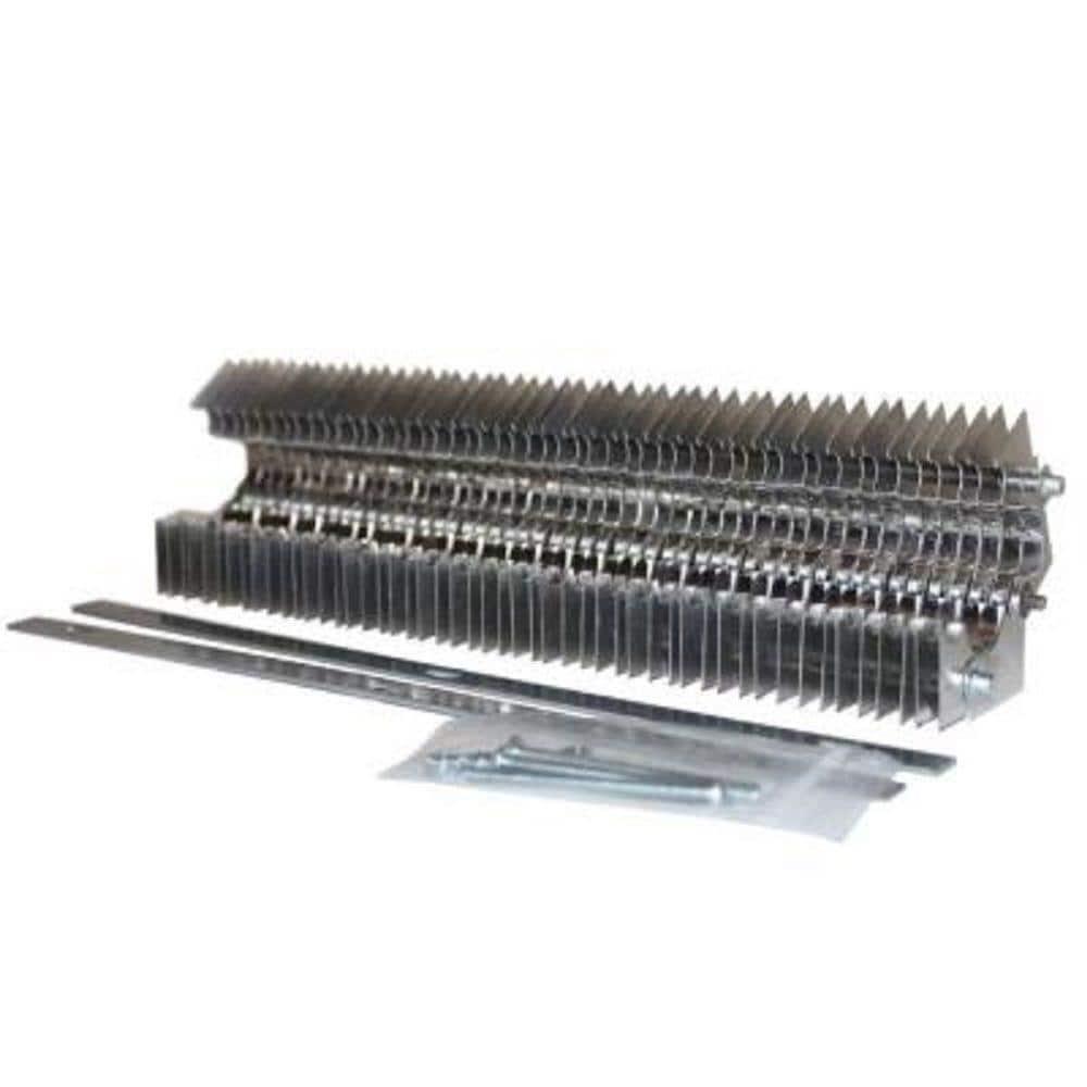 Fin Clamp Baseboard Element for 1-1/4 In. Copper Baseboard Piping 2 Ft. Section