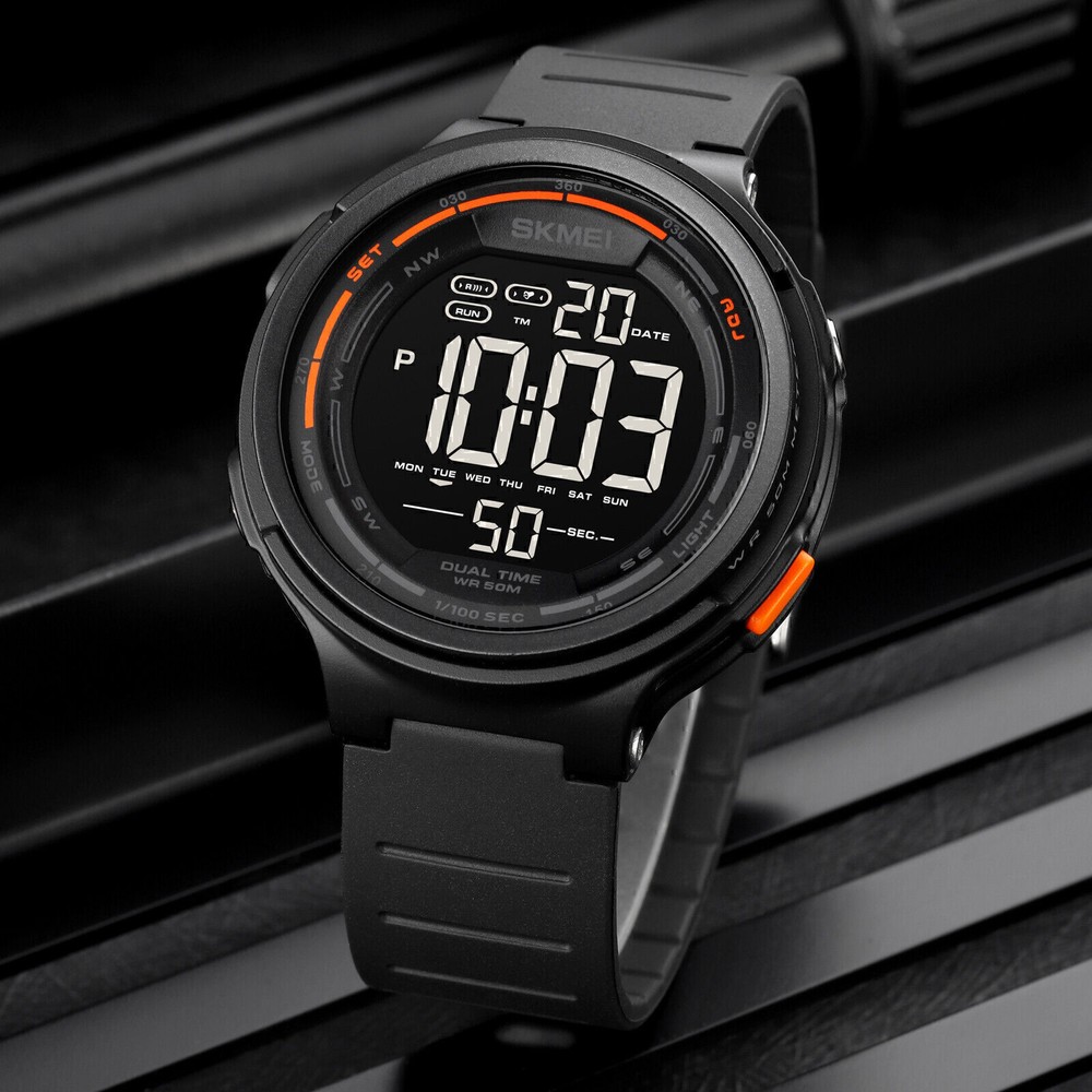 Men's Watch Fashion Electronic Watch Outdoor Sports Waterproof Luminous Watch