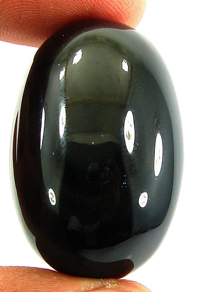 87.35 Ct Natural Black Obsidian Loose Gemstone Cabochon Wire Wrap Stone - 1133