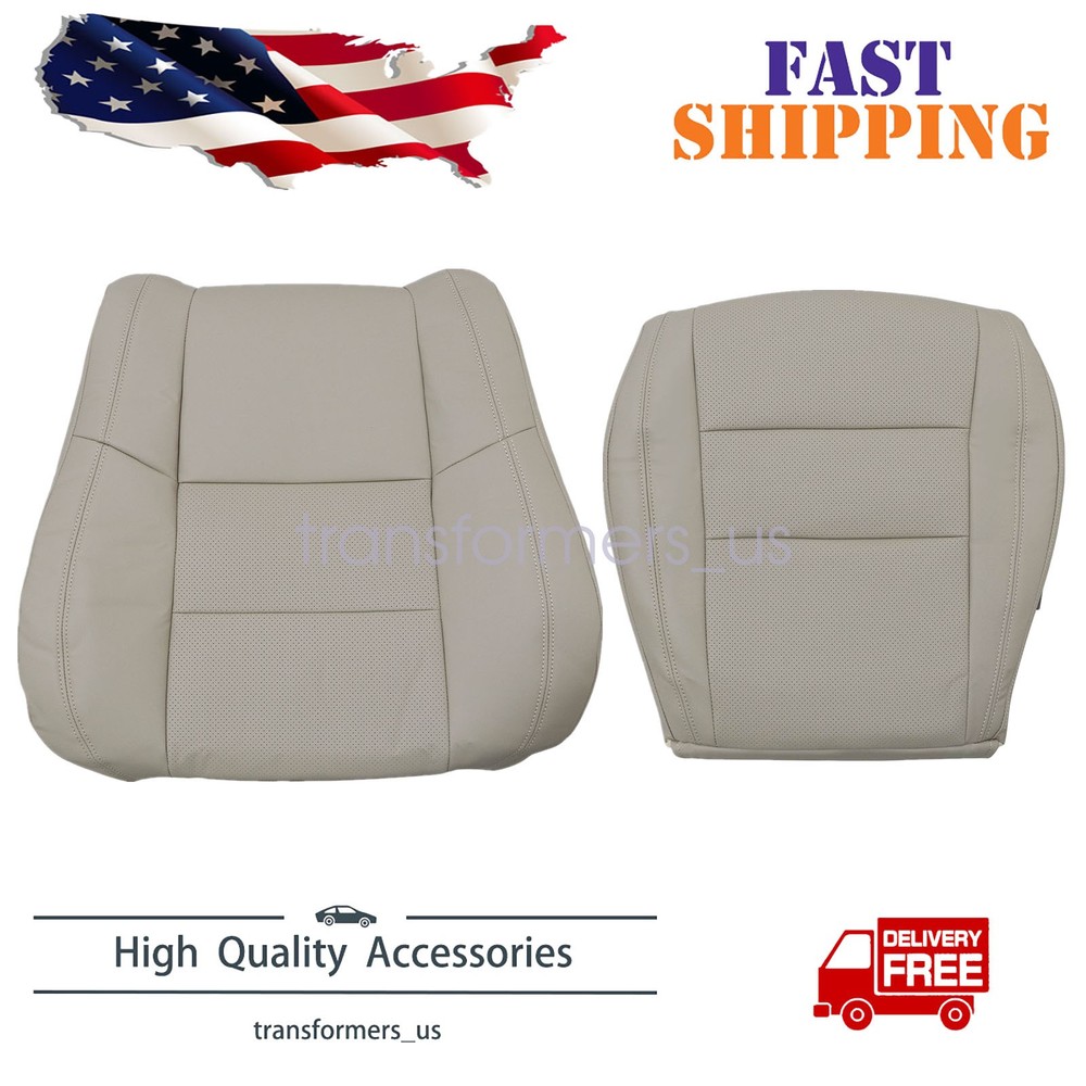 For 2011-2016 Jeep Grand Cherokee Driver Bottom & Lean Back Seat Cover Tan