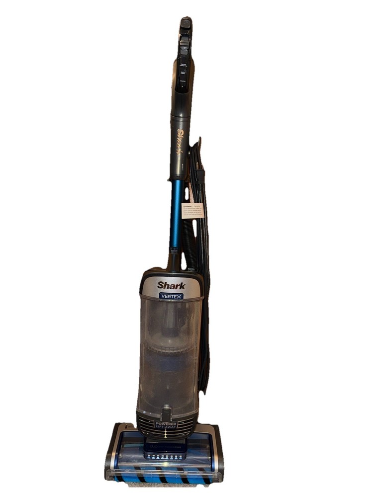 Shark VERTEX Powered Lift-Away Corded Upright Vacuum AZ2000 Blue USED
