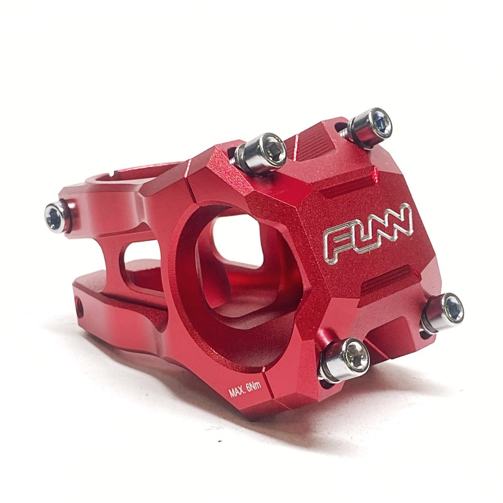 Funn Strippa EVO MTB Stem, Bar Clamp 35mm (Length 45mm, Red)- Clearance Sale-image