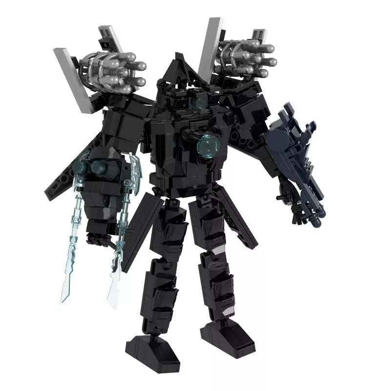 Skibidi Toilet Titan Cameraman Robot Building Blocks Set 517pcs