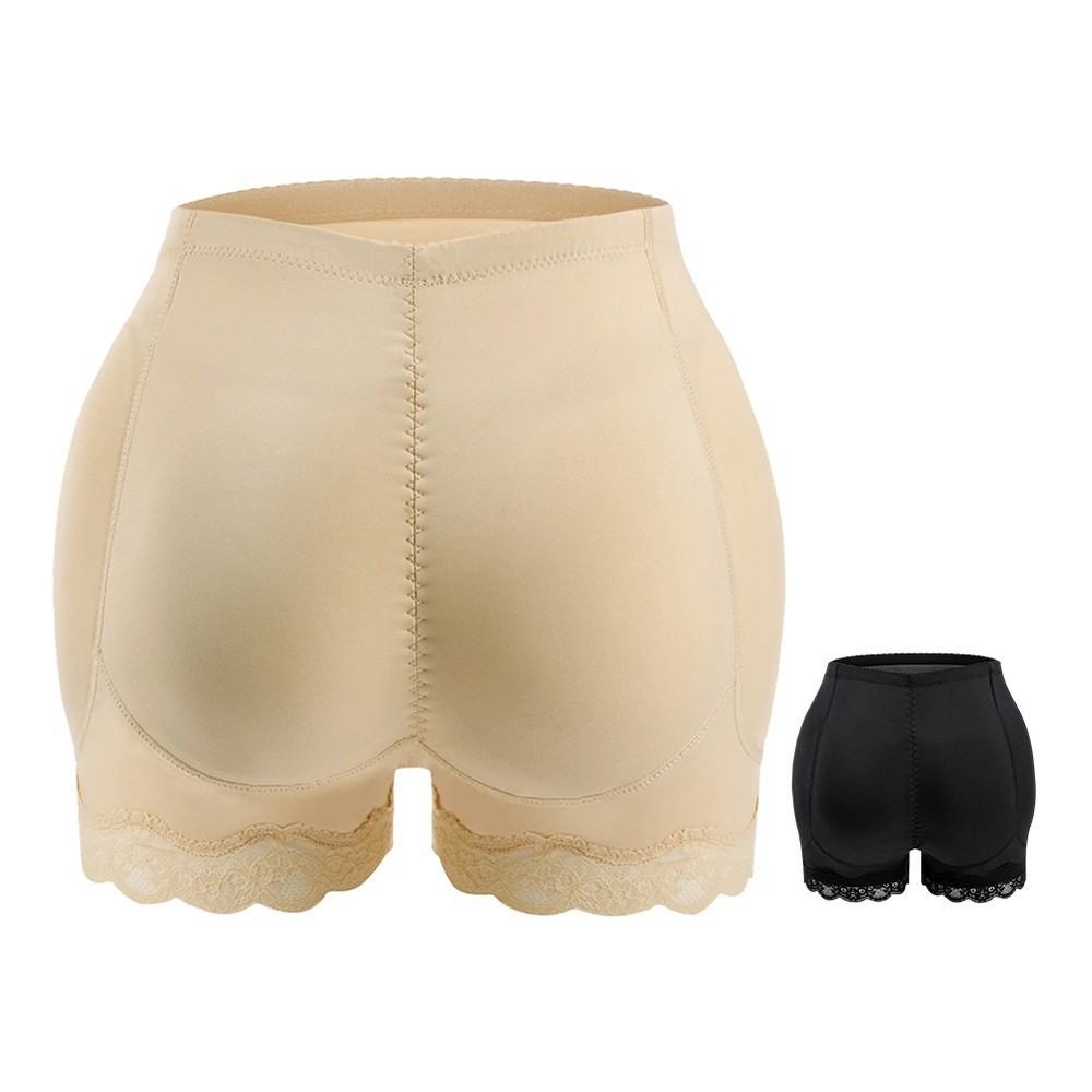 Women's Padded Lace Butt Lifter Shaping Pants for Comfort & Lift