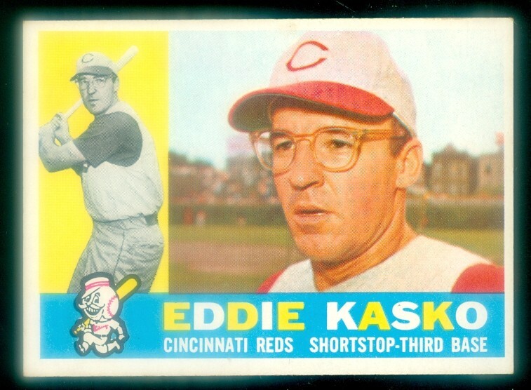 1960 Topps #61 Eddie Kasko Baseball Card EXMT Condition