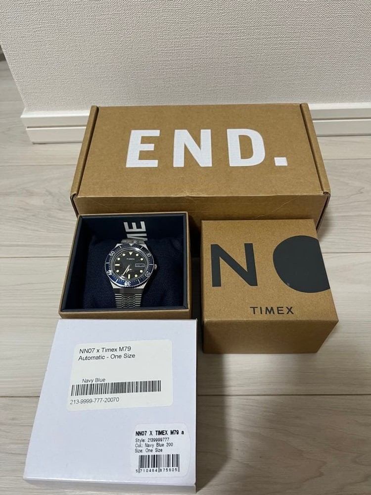 Timex M79 Limited Edition Automatic Watch 40mm Stainless Steel Black Dial