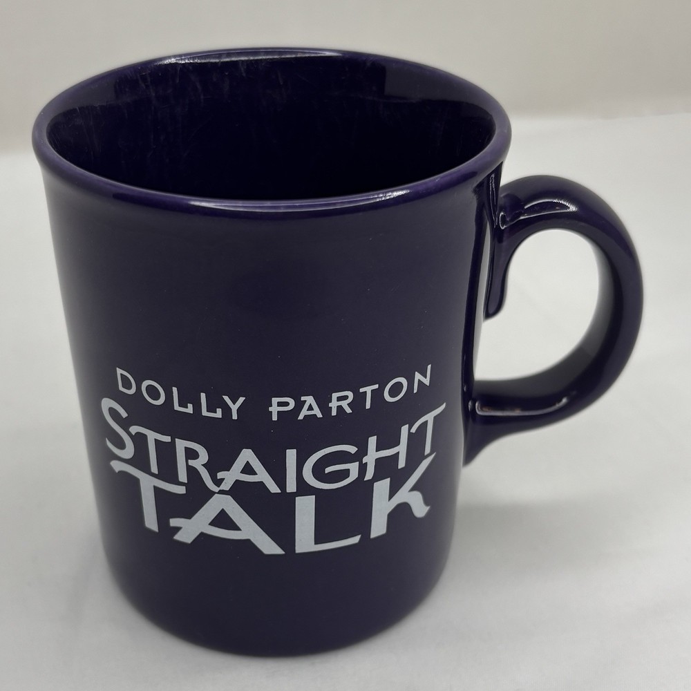 Dolly Parton Straight Talk Ceramic Mug 1992 Hollywood Movie Collectible England