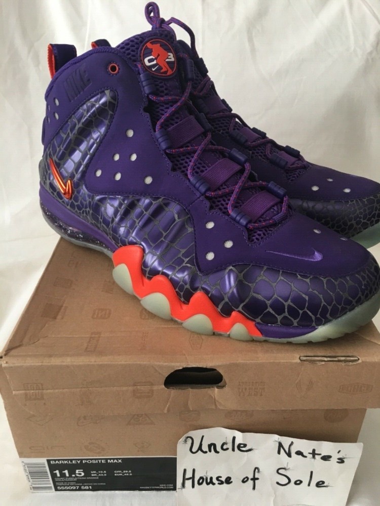**FLASH SALE** Nike Barkley Posite Max ‘Phoenix Suns’, Size 11.5, DS-image