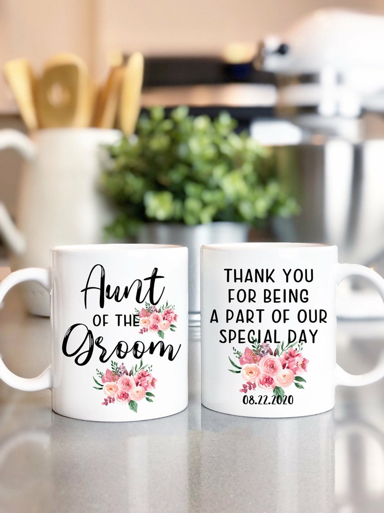 Aunt Of The Groom Mug Wedding Mug For Aunt Of The Groom Gift Wedding Gift For