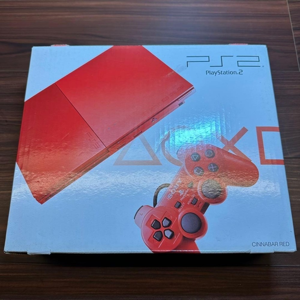 Sony PlayStation 2 Launch Edition Cinnabar Red Console
