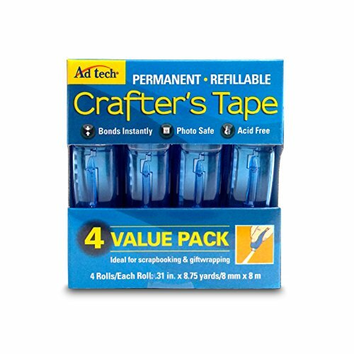 Acid-Free Refillable Permanent Adhesive Tape Runner (4 CT)