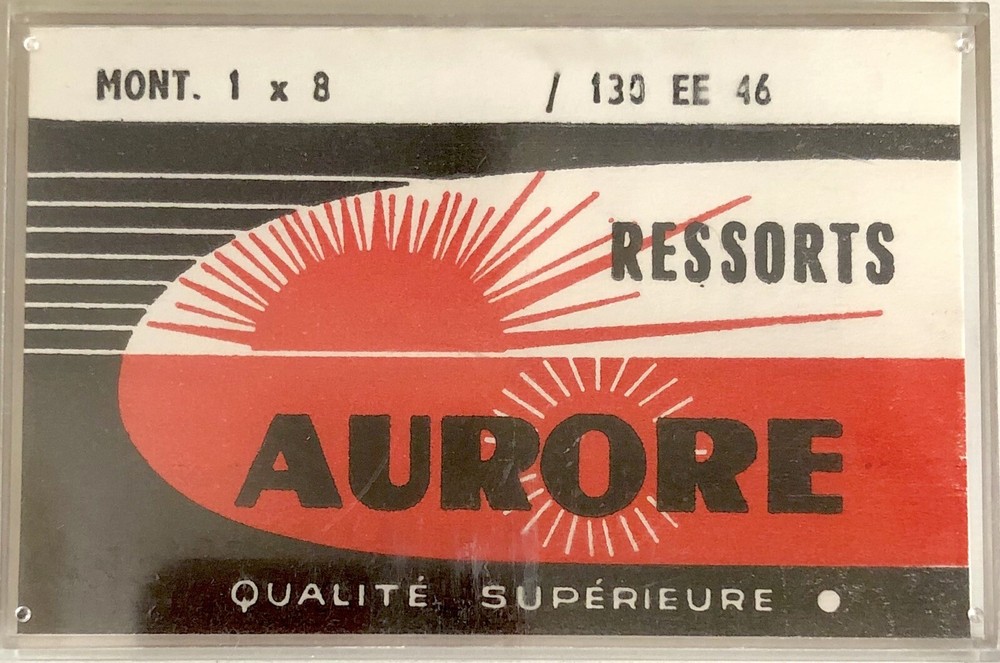 1X Mainspring 0760 1.30x0.18mm Ø15 Spring 460/130 EE46 1X8