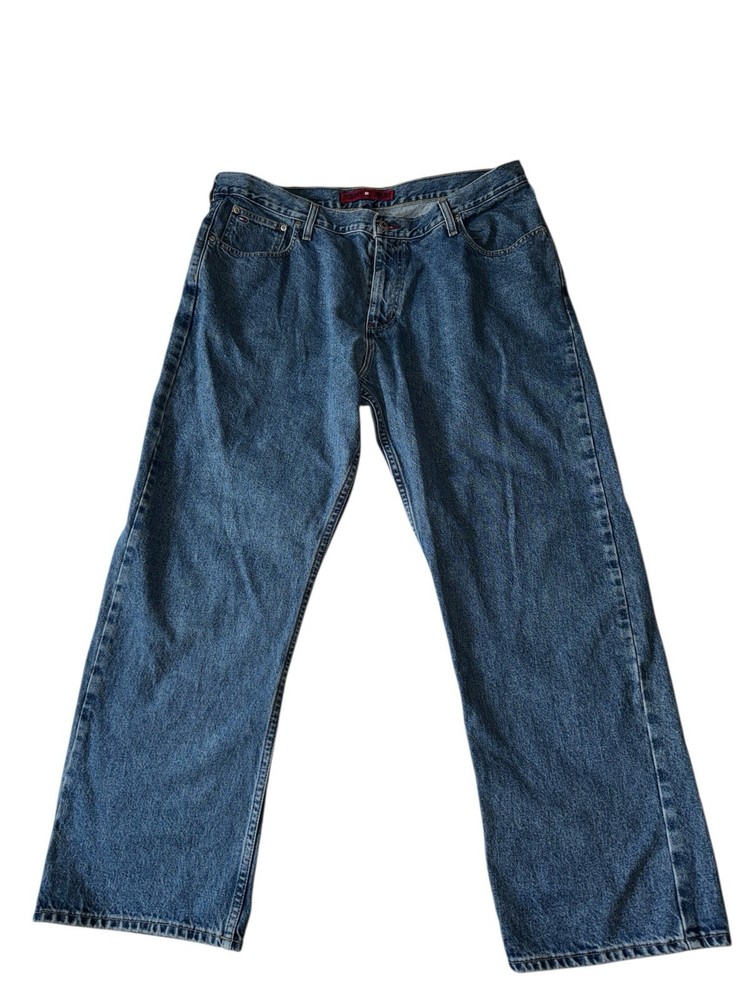Vintage Tommy Hilfiger Straight Leg Jeans for Men 40x30 Medium Wash  