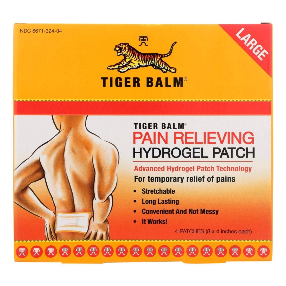 Pain Relieving Patch Large, 4 Count (Pack of 6)