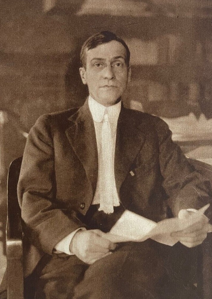 1910 Vintage Magazine Illustration Newton D. Baker Secretary of War