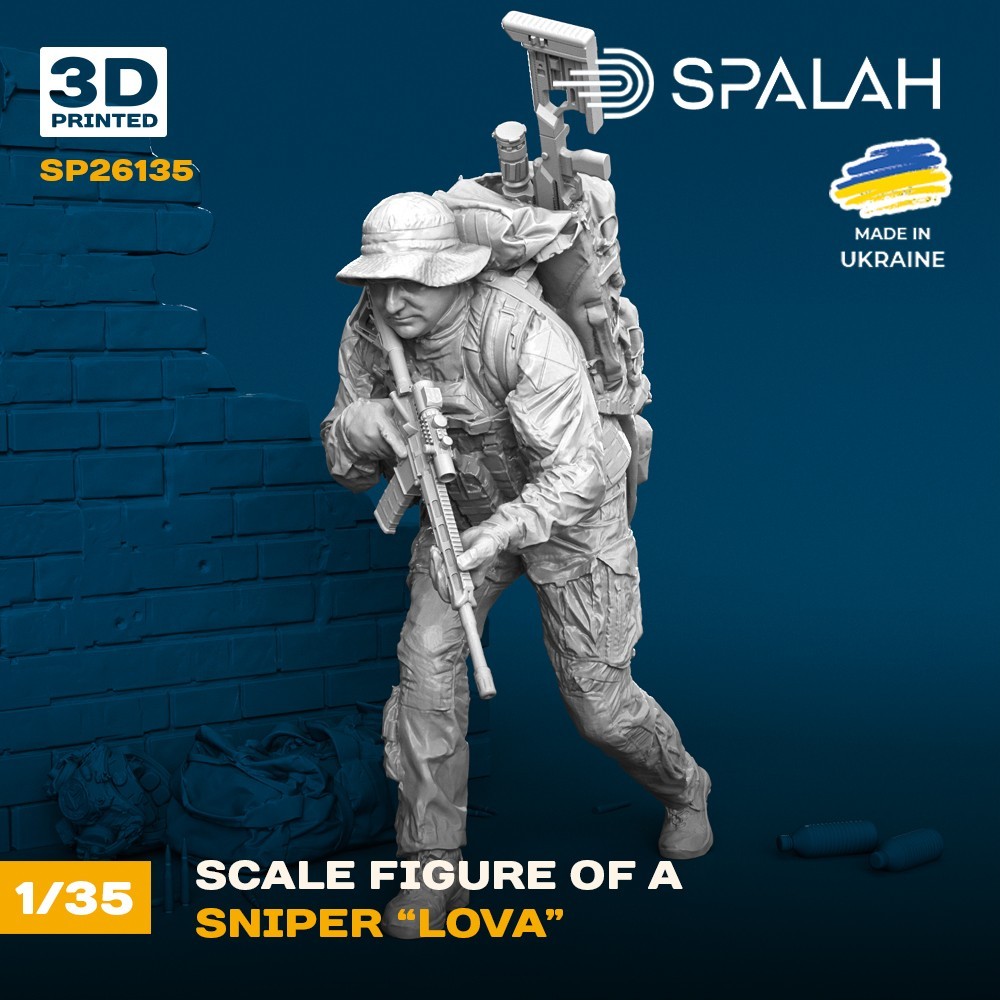 Sniper Lova Scale Figure Model 1:35 Spalah SP26135