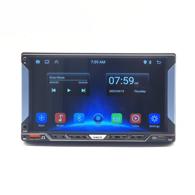 2DIN Touchscreen Car Stereo MP5 Player with GPS, BT, CarPlay & Android Auto Compatibility
