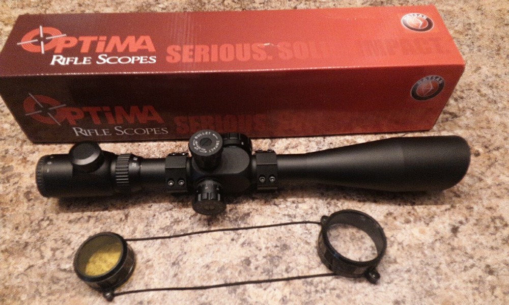 Hatsan Optima 8-32X50E-SFT Red Illumination Rifle scope Dovetail Mounts Sniper.