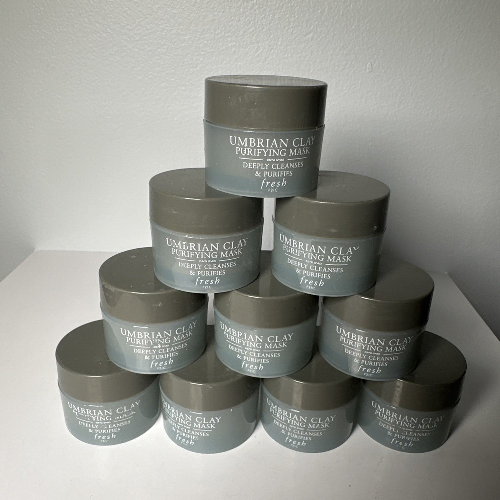 Lot Of 10, Fresh Umbrian Clay Pore Purifying Face Mask 0.5oz Each Clearance Sale-image