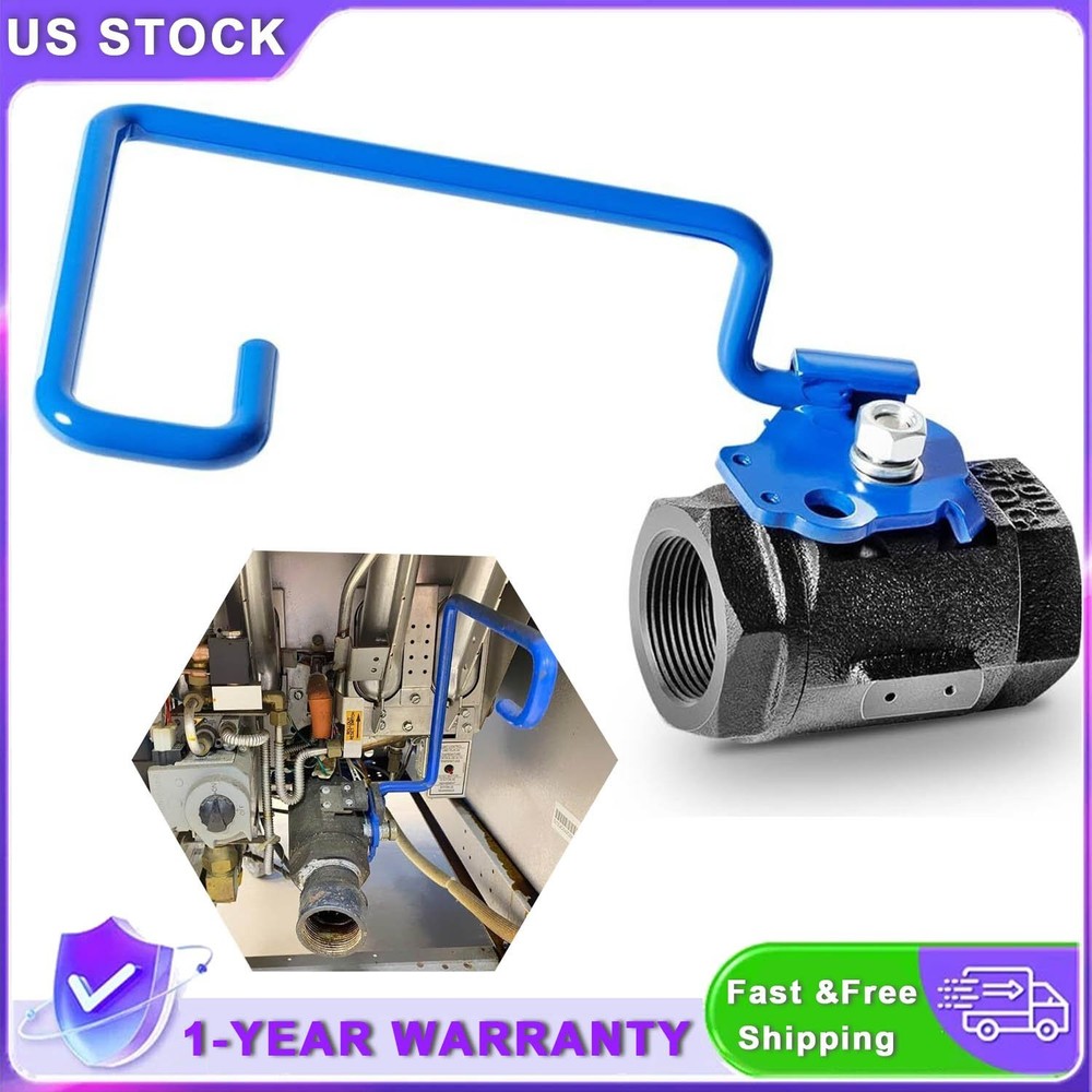 60131007 Ball Valve 1-1/4” Right Hand for Pitco & Magikitchen Fryers SG14 SSH55