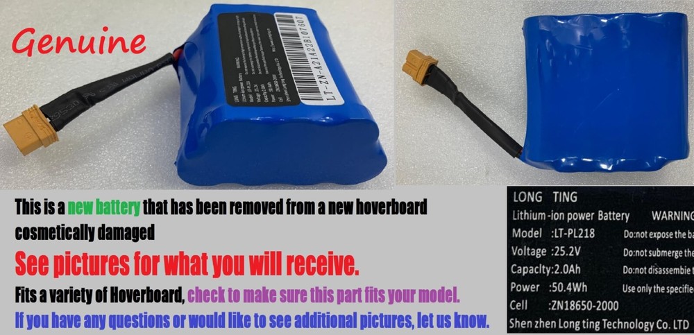 LONG TING Lithium-ion power Battery   LT-PL218  25.2V, 2.0Ah, 50.4Wh 🔴GENUINE