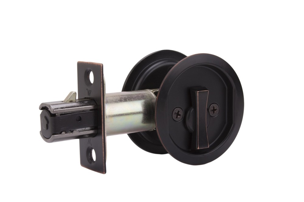 Weslock 677 Round Sliding Pocket Door Privacy Lock