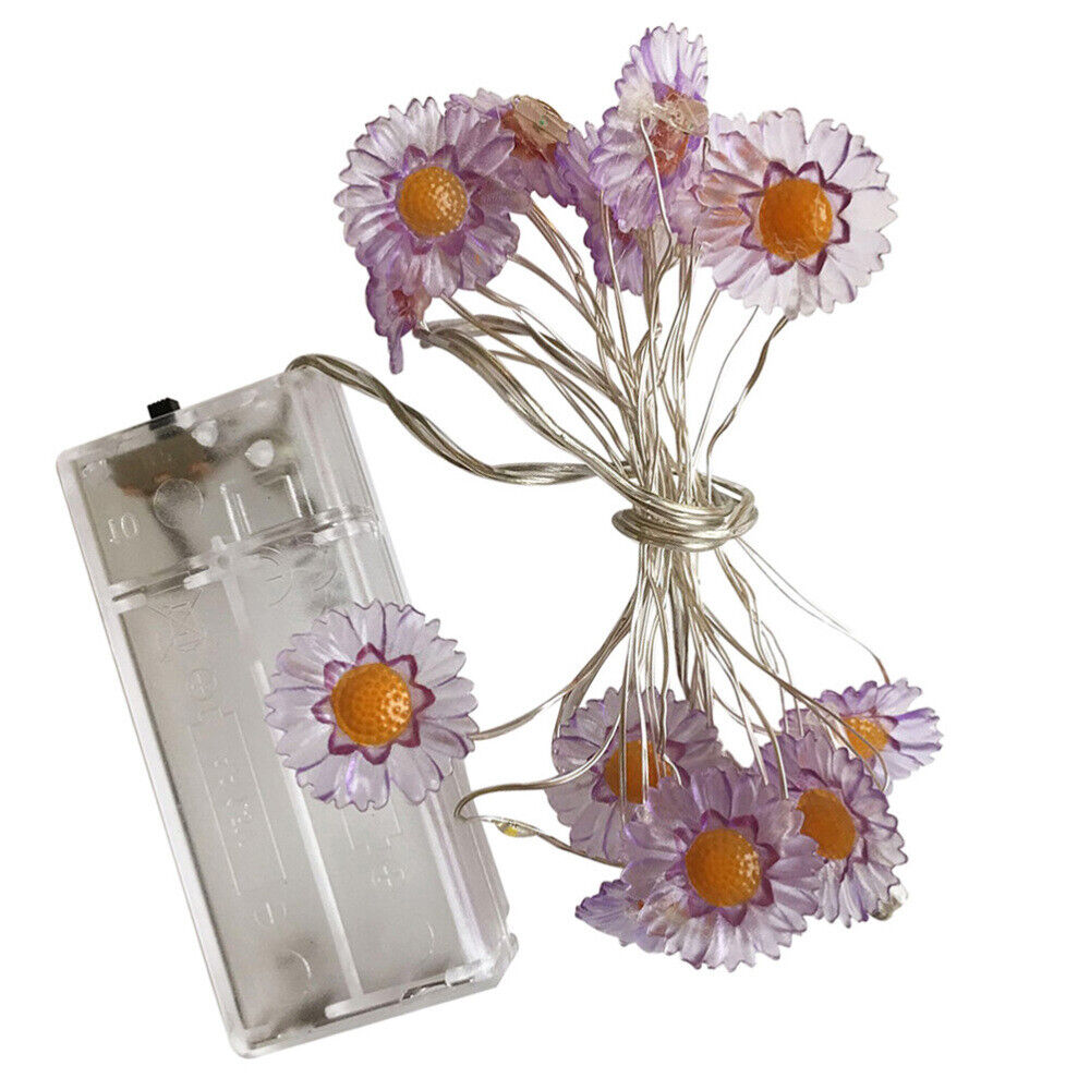 Light up Strings Daisy Lights Tree Decor Christmas Decoration