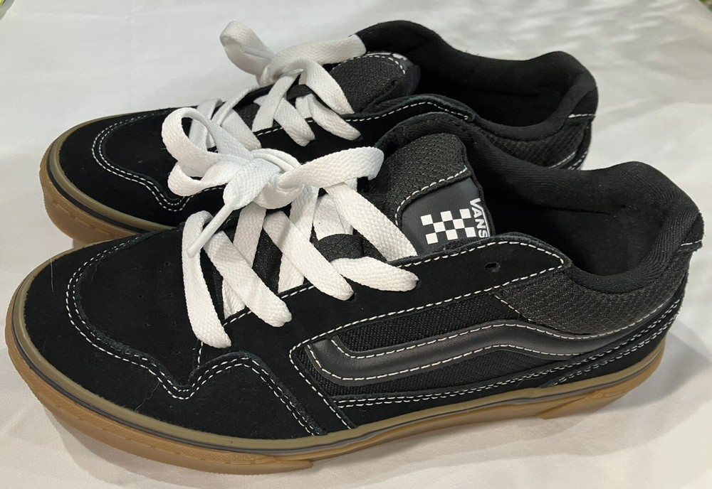 Vans  Caldrone Suede Black Youth Size 5