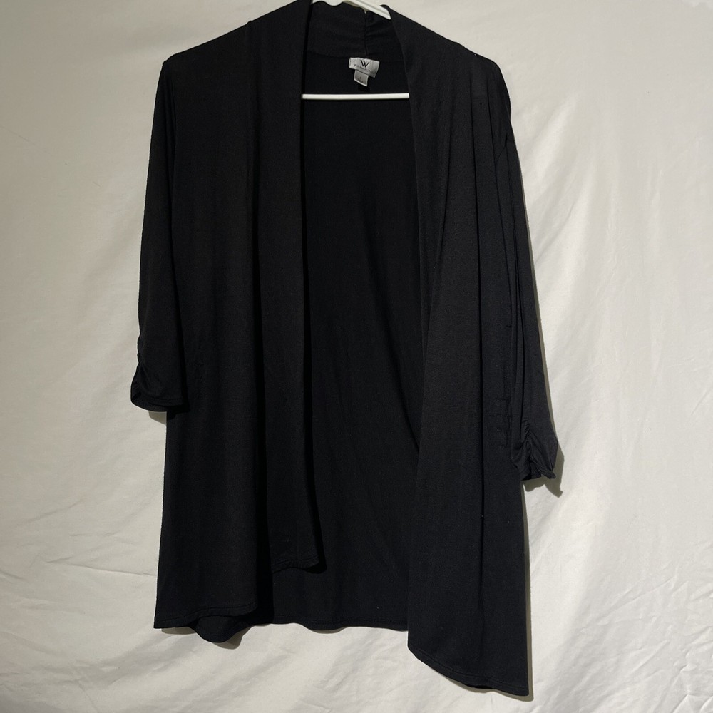 Worthington Womens Size Long Sleeve Cardigan Over Shirt Top Large
