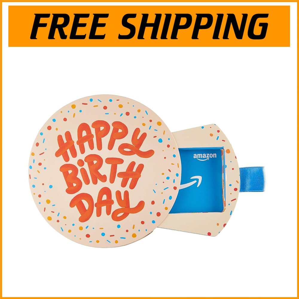 Birthday Gift Card in Fun Pop-Up Box with Custom Message-image