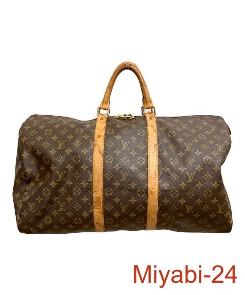 Louis Vuitton Keepall Duffle 55 Brown Canvas