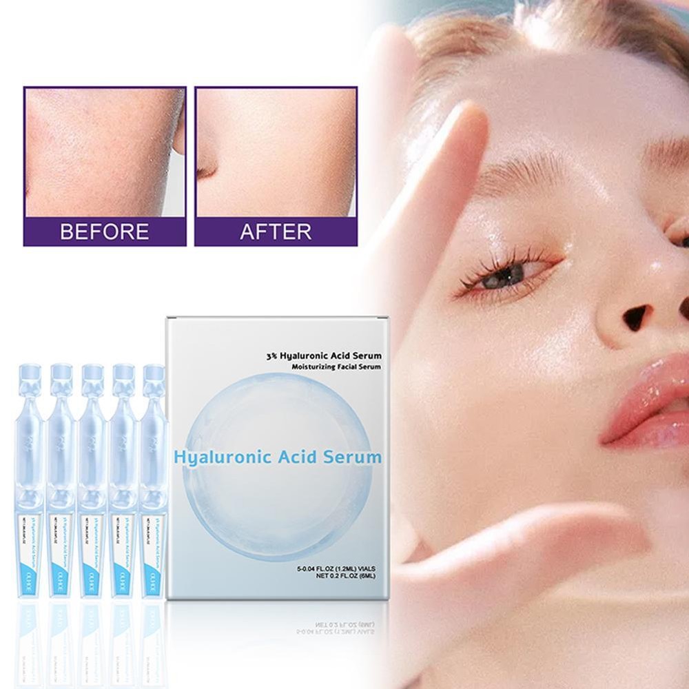 3% Hyaluronic Acid Serum for Skin Repair,Deep Hydration Moisturizing Skinca E5P5