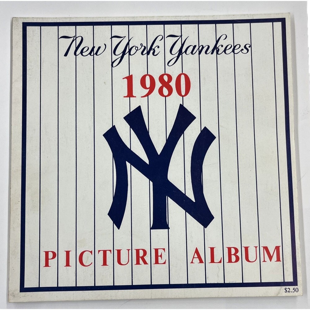 New York Yankees 1980 Picture Album Photo Book 1979 World Series Champions