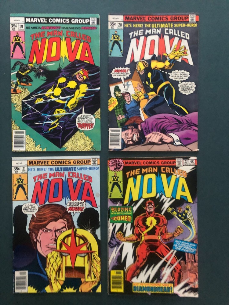 Nova #19, 20, 21, 22 - Marvel Comics 1st Appearance of Blackout -MCU
