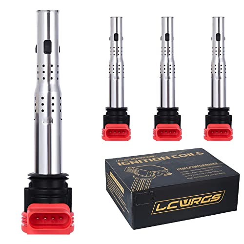 4 Ignition Coils Compatible with 2.0T Audi A4 A6 VW CC Passat GTI