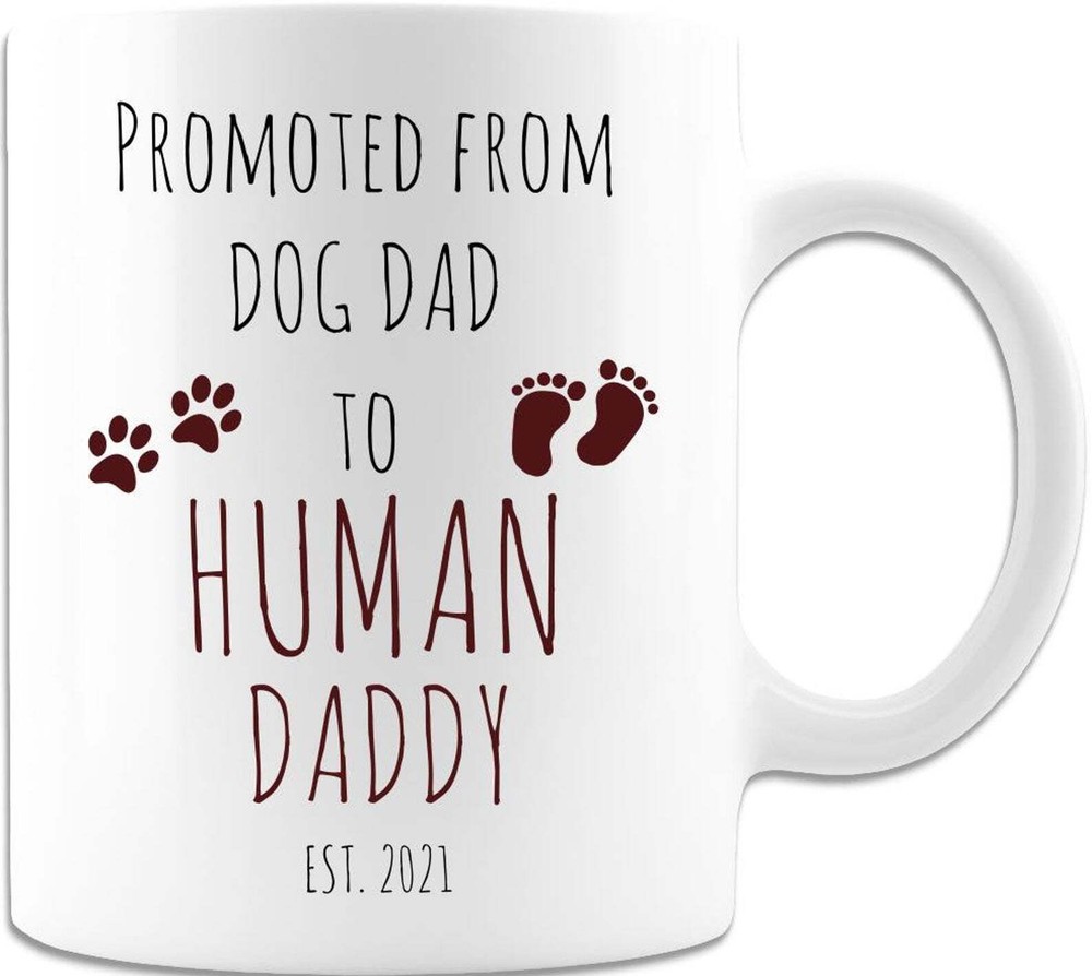 New Dad White Coffee Mug Or Tea Cup New Daddy Coffee Mug Expecting Dad Gift