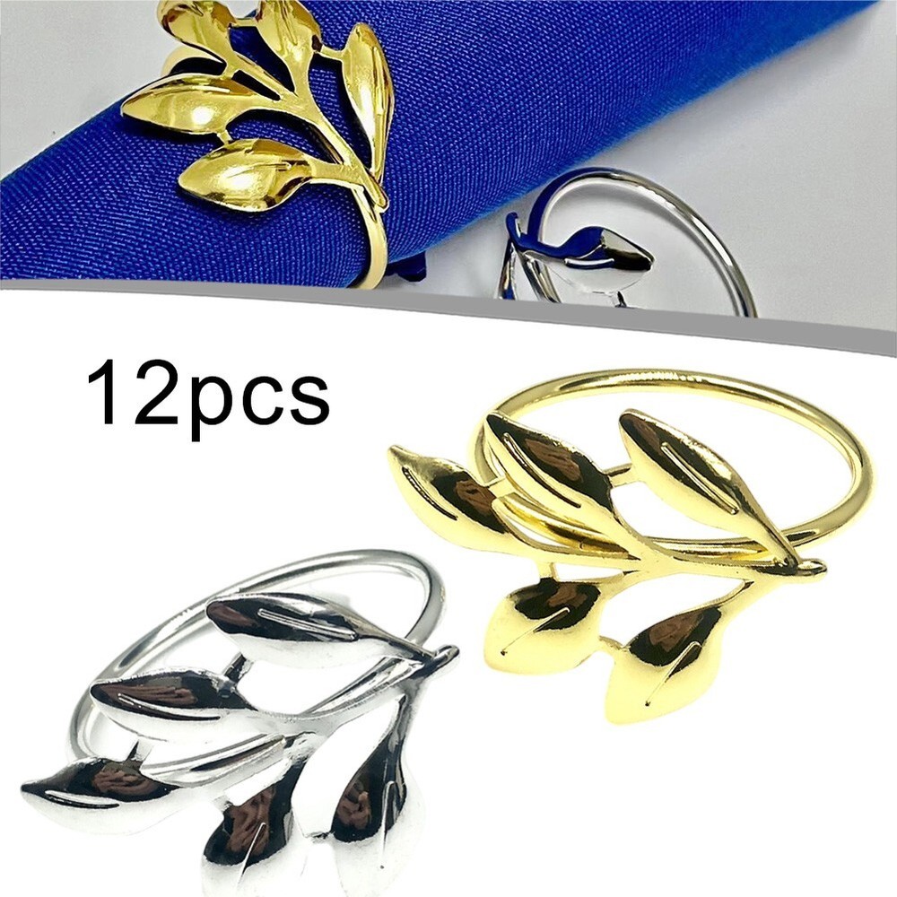 Metal Napkin Holders 12 Pcs Set for Weddings Dinner Parties and Gatherings