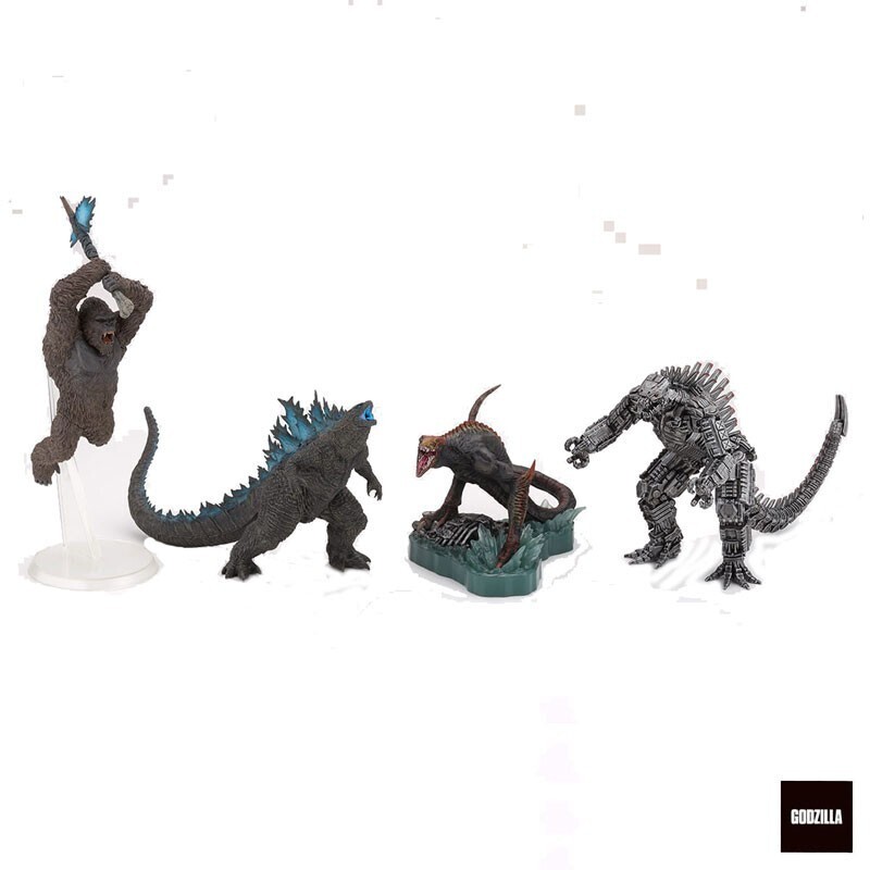 Bandai Art Spirits Godzilla vs Kong 2021 Hyper Modeling 4-Piece Figure Set