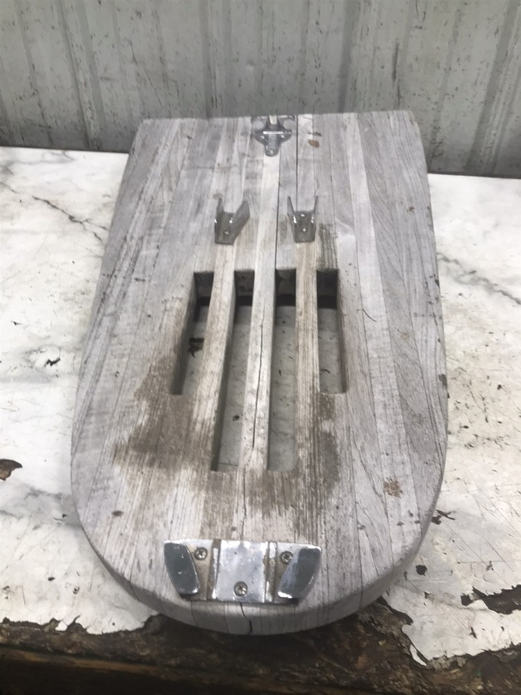 87 Sea Ray 268 Sundancer Boat front bow anchor platform pulpit teak wood