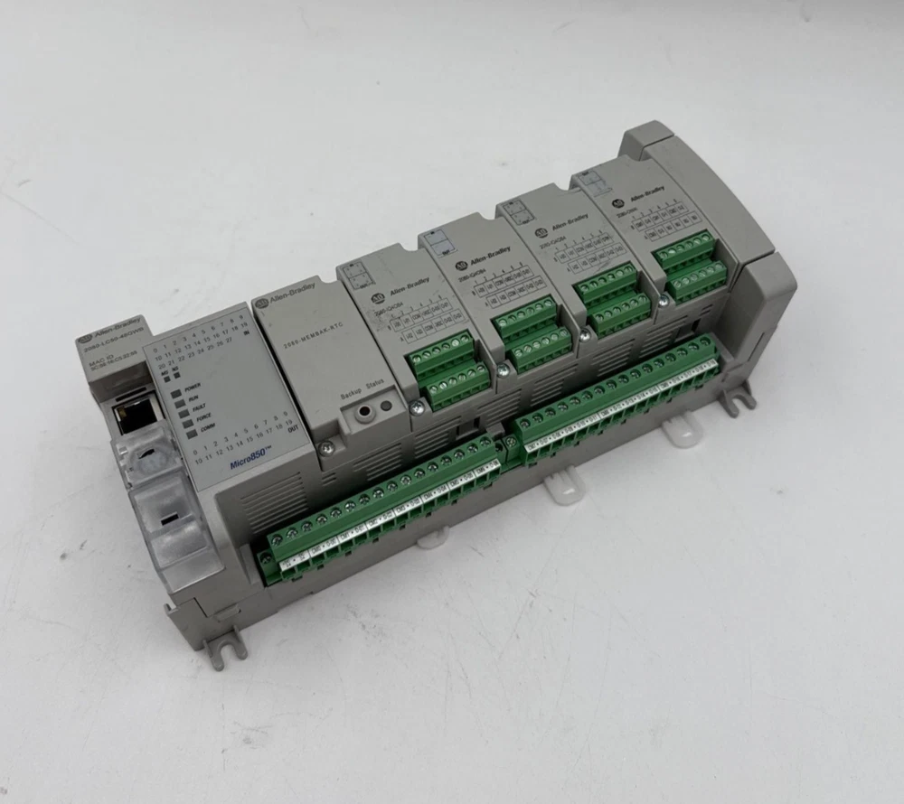Allen Bradley 2080-LC50-48QWB Micro850 48 I/O EtherNet/IP Controller 12.011