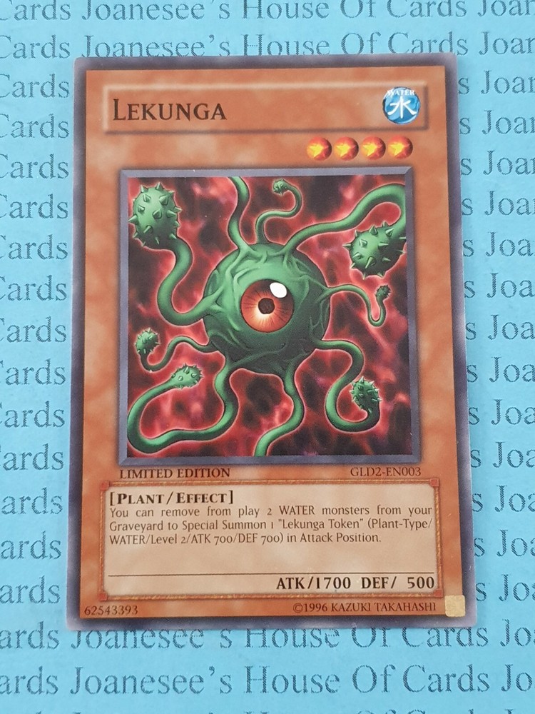 Lekunga GLD2-EN003 Yu-Gi-Oh Limited Edition Rare Trading Card