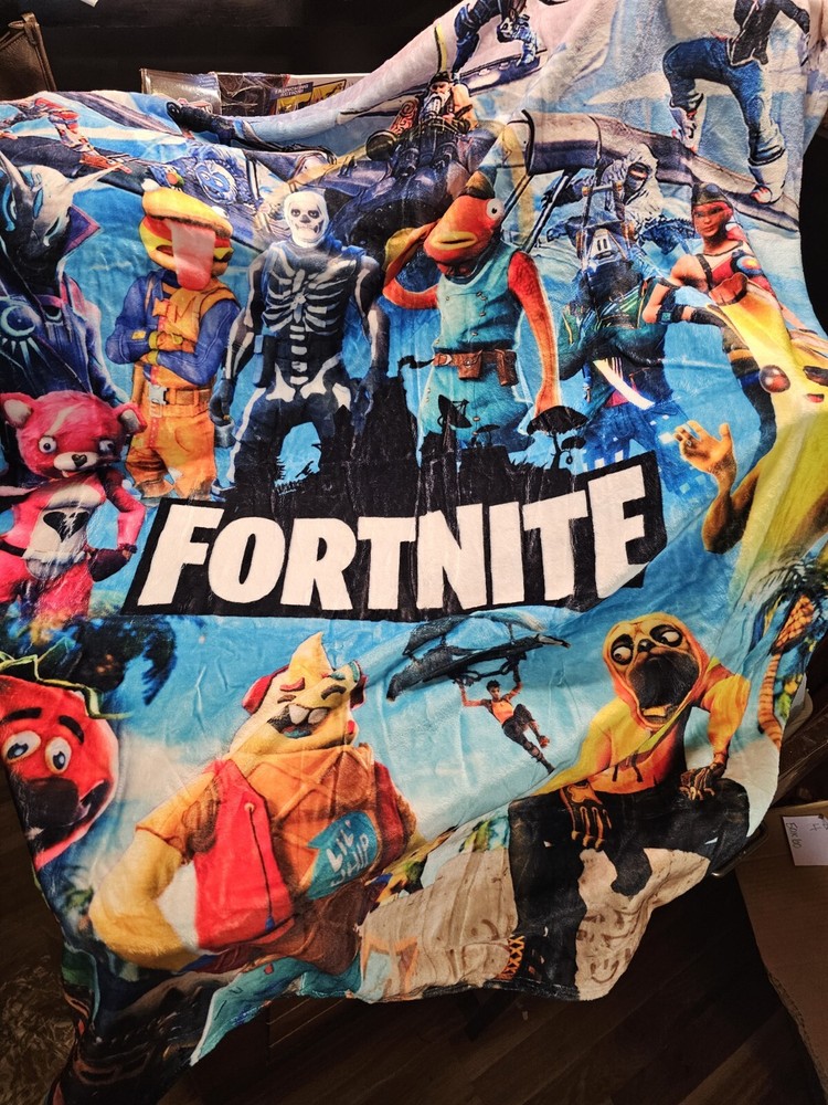 Fortnite Throw Blanket Brand New In Bag. Never Used. Style #5 50x60inches