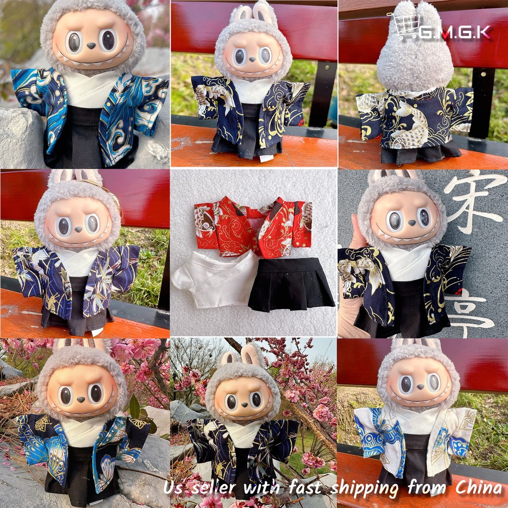 Handmade Japanese Kimono Outfit for Monster Plush Dolls No Toy Included