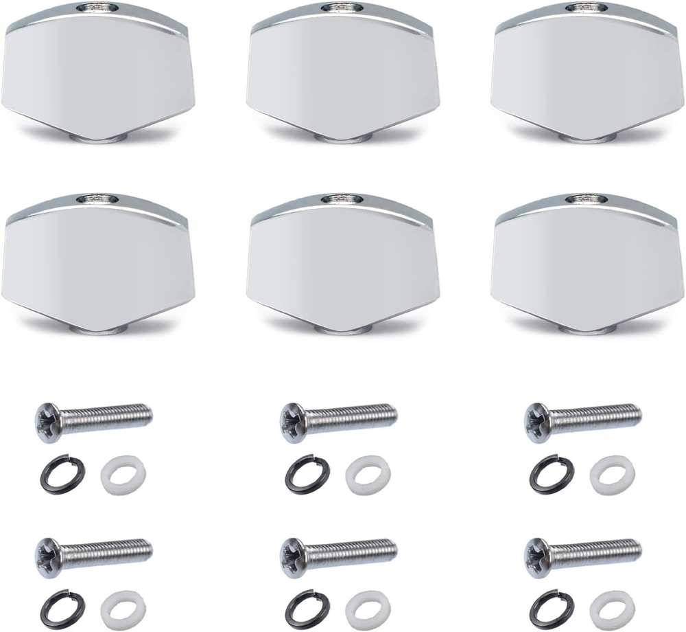 6PCS Metal Guitar Tuning Pegs for Acoustic Electric Guitars Machine Heads